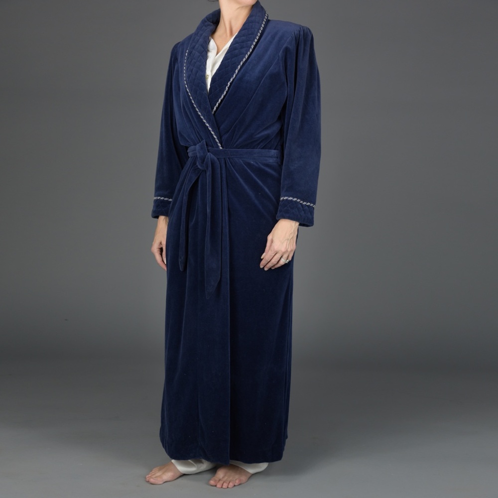 Vintage Christian Dior Velour Robe